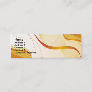 Skinny Business Card Abstract 1