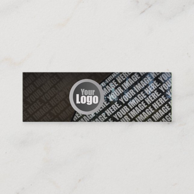 Skinny Customisable Photo Business Cards (Front)