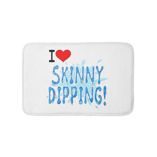 Skinny Dipping Bath Mat (Front)