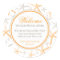 Skinny Finger Starfish Wedding Welcome