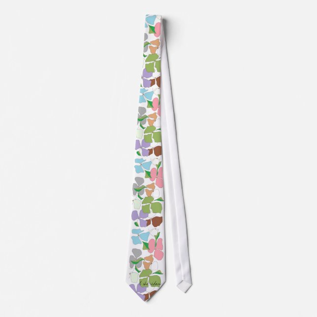 Skinny Flowers Tie (Front)