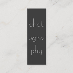 Skinny Grey Photography Business Card