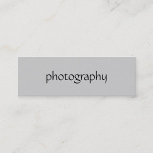 Skinny Grey Photography Business Card