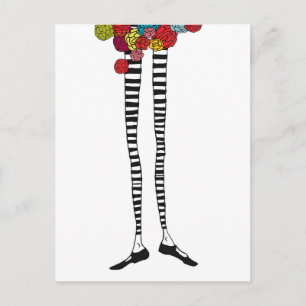 Skinny Legs Postcard