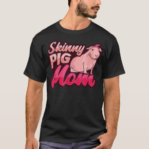 Skinny Pig Mum Bandanna Design for a Guinea Pig Lo T-Shirt
