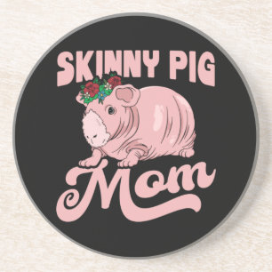 Skinny Pig Mum Coaster