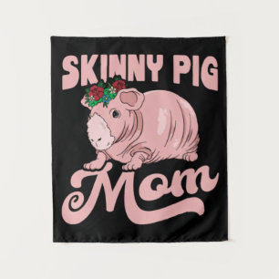 Skinny Pig Mum Tapestry