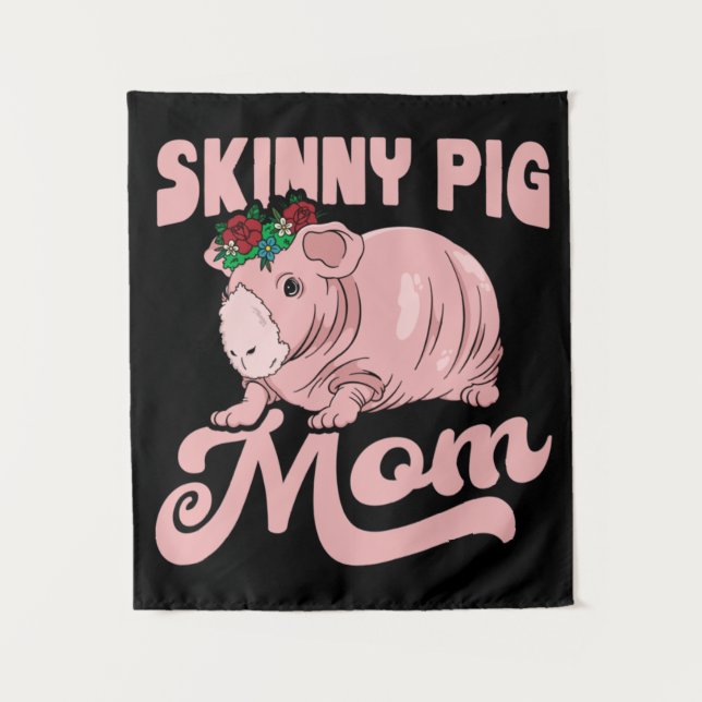 Skinny Pig Mum Tapestry (Front)