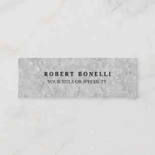 Skinny Professional Unique Grey Wall Mini Business Card