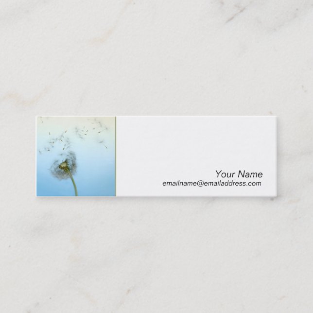 Skinny Profile Card - make a wish (Front)