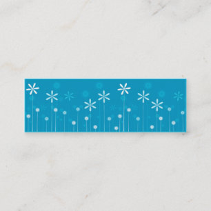 Skinny Profile Card - Poppies