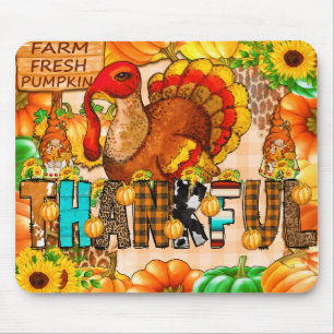 Skinny Thankful Tumbler Sublimation Mouse Pad
