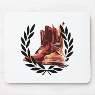 skins boots mouse pad