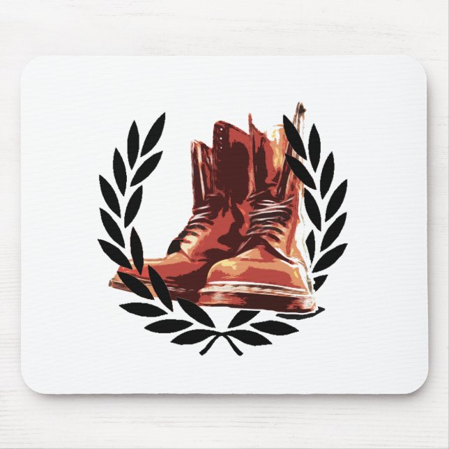 skins boots mouse pad (Front)