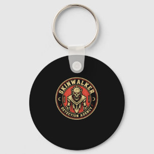 Skinwalker Detection Agency Funny Cryptid Skinwalk Key Ring