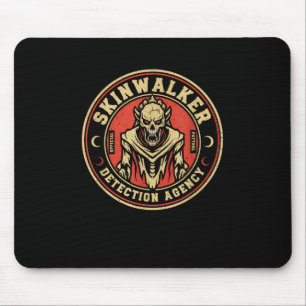 Skinwalker Detection Agency Funny Cryptid Skinwalk Mouse Pad