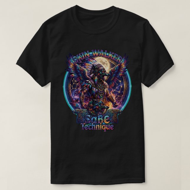 Skinwalker Mythic Warrior Graphic T-Shirt (Design Front)