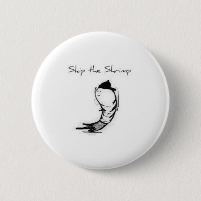 Skip Button/Pin 6 Cm Round Badge (Front)