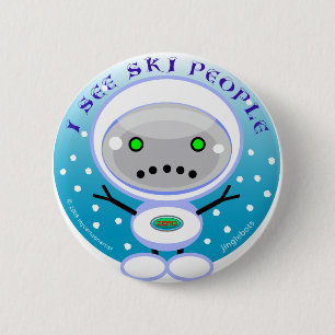 Skipeople 6 Cm Round Badge