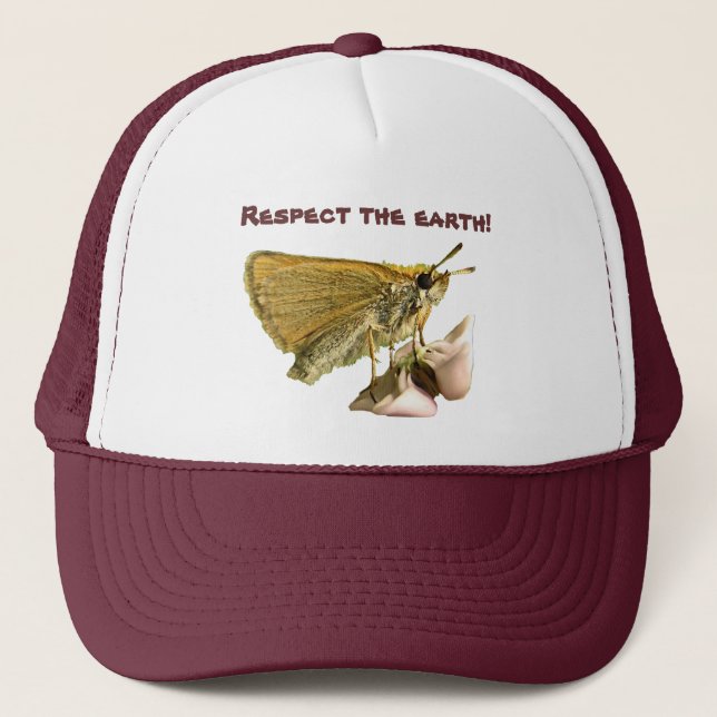 Skipper on Milkweed Earth Cap (Front)