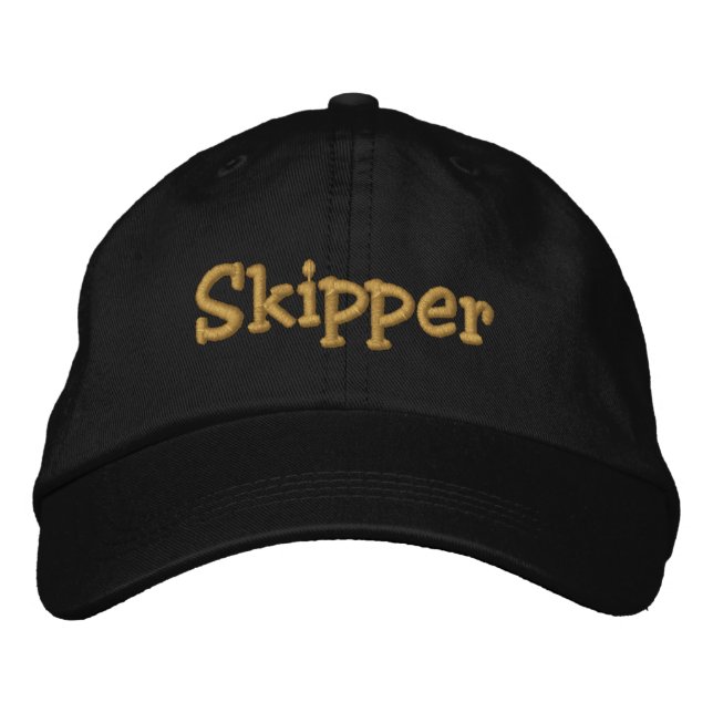Skipper Personalised Baseball Cap / Hat (Front)