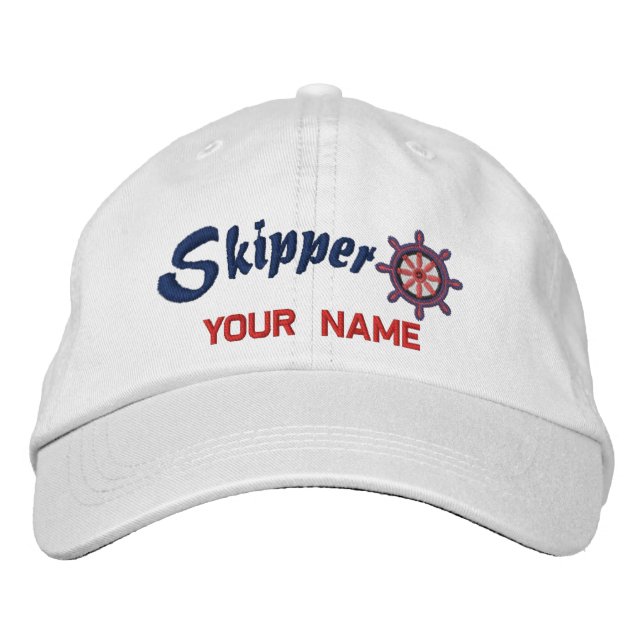 SKIPPER Wheel Personalise it! Cap (Front)