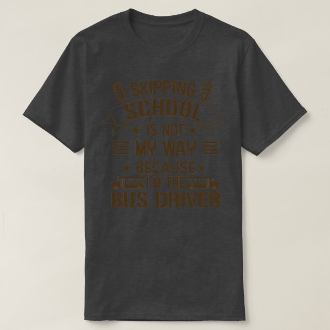 Skipping School 1 T-Shirt (Design Front)