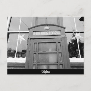 Skipton Phone Booth Postcard