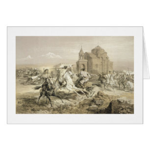 Skirmish of Persians and Kurds in Armenia, plate 1