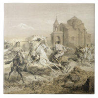 Skirmish of Persians and Kurds in Armenia, plate 1
