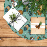 Skirt Christmas tree with snowman Brushed Polyester Tree Skirt<br><div class="desc">Whistle to cover the base of the Christmas tree. Design with placebo, snowflakes and dolls, biscuits and tea, deer in the forest. Look at my store at the rest of the designs for this product and the other products I offer you. Skirt to cover the base of the Christmas tree....</div>