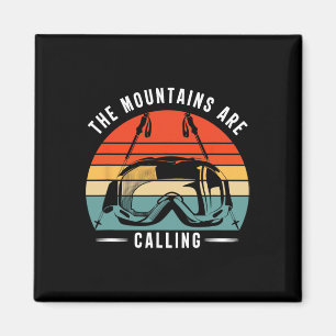 Skis, Alpine Skiing, _17 Magnet