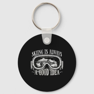 Skis, Alpine Skiing, _19 Key Ring