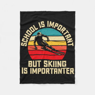 Skis, Alpine Skiing, _23 Fleece Blanket