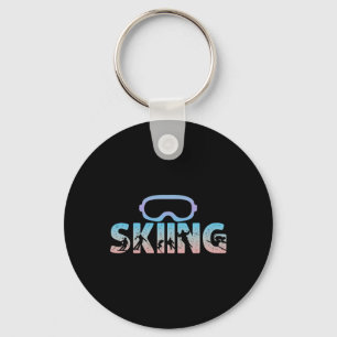 Skis, Alpine Skiing, _4 Key Ring