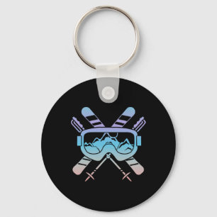 Skis, Alpine Skiing, _8 Key Ring