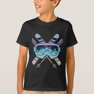 Skis, Alpine Skiing, _8 T-Shirt