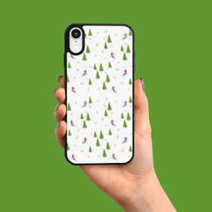 Skis and Pine Trees Case-Mate iPhone Case