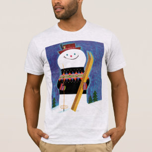 Skis for Snowman T-Shirt