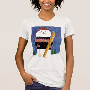 Skis for Snowman T-Shirt