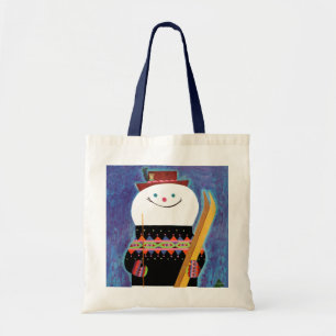 Skis for Snowman Tote Bag