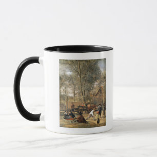 Skittle Players outside an Inn, c.1660-63 Mug