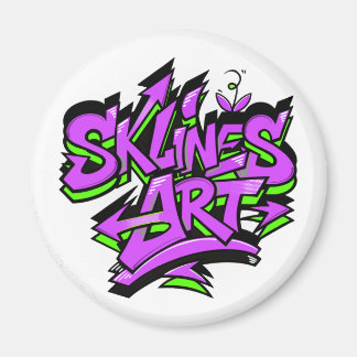 SklinesArt – Bold Graffiti Logo Magnet