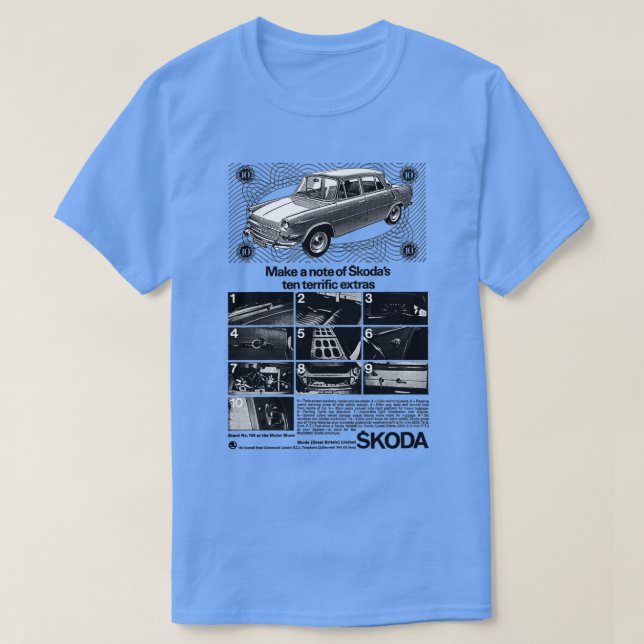 SKODA 1000MB  T-Shirt (Design Front)