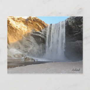 Skogafoss Iceland Postcard