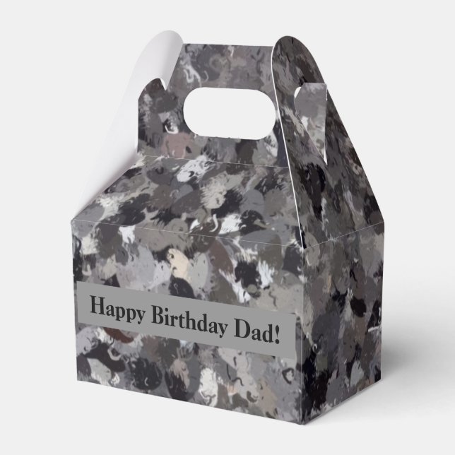 Skogafoss Waterfall Rocks Favour Box (Front Side)