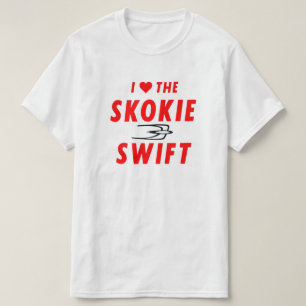 Skokie Swift, Yellow Line, CTA Rapid Transit T-Shirt