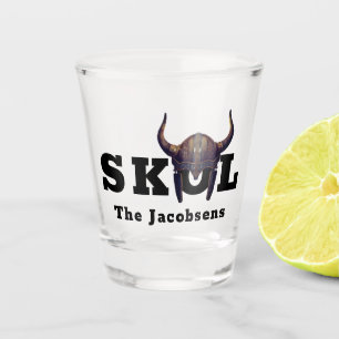 Skol and Horned Helmet Shot Glass