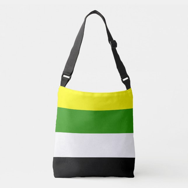 Skoliosexual Pride Flag Crossbody Bag (Front)