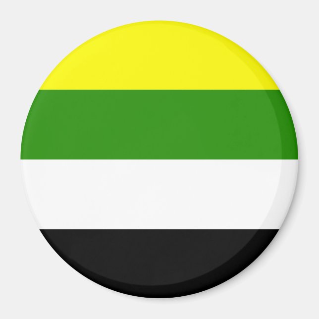 Skoliosexual Pride Flag Magnet (Front)